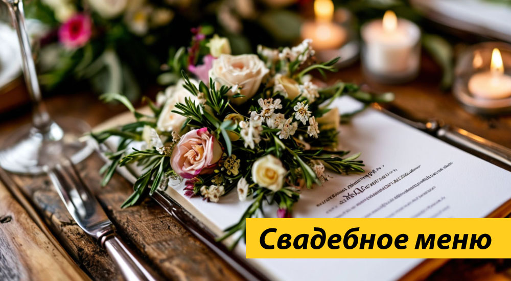 Свадебное меню