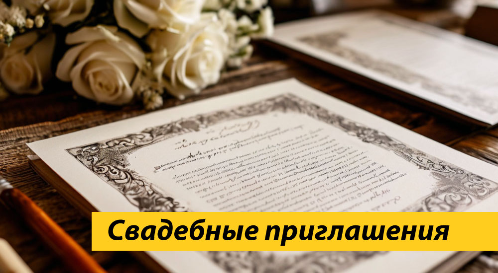 Свадебные приглашения