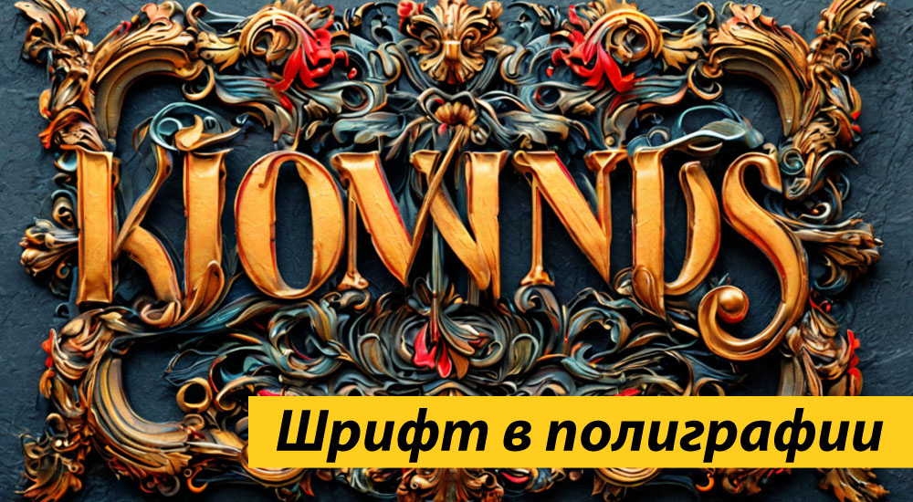 Шрифт в полиграфии
