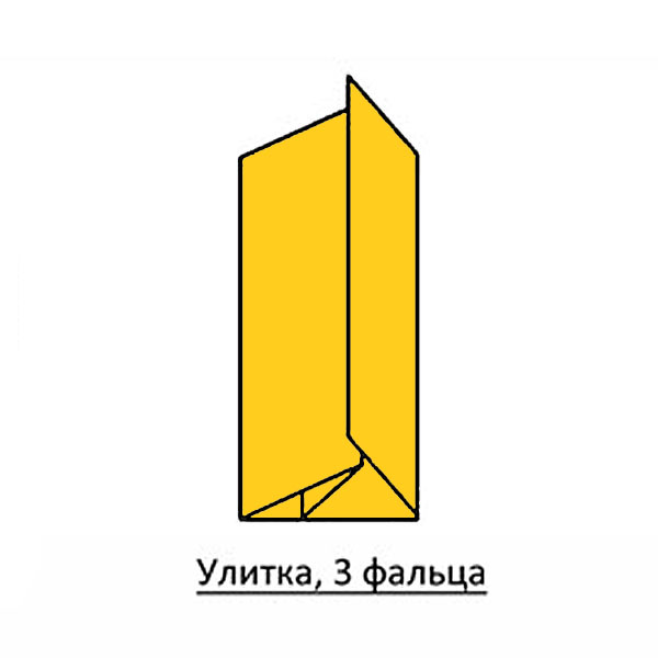 Буклет улитка - 3 фальца