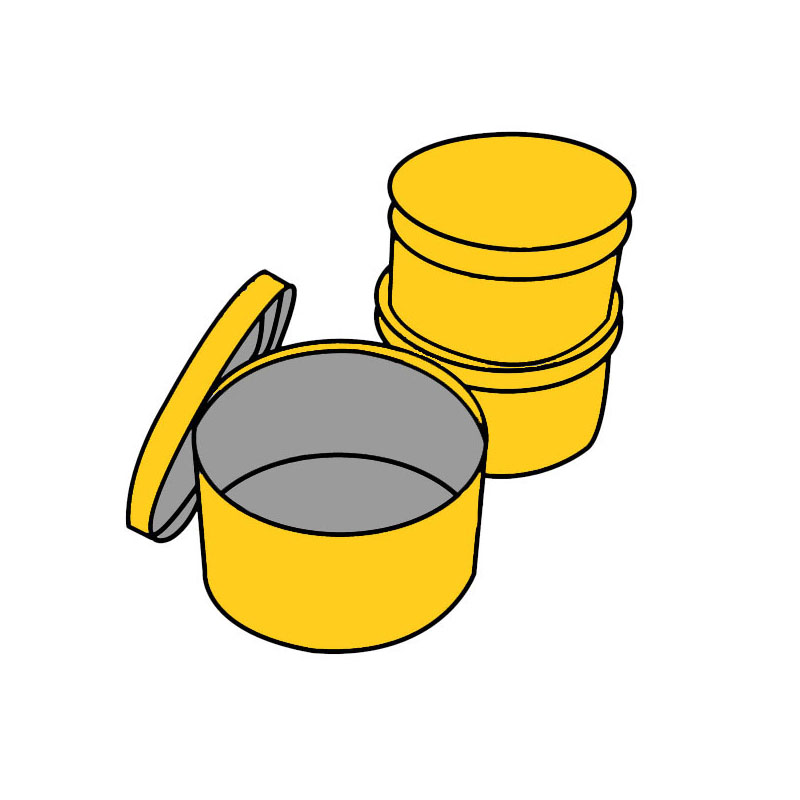 Круглые коробки