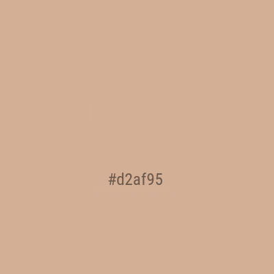 Цвет #d2af95